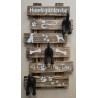 Hundegarderobe geflammt/Haken schwarz