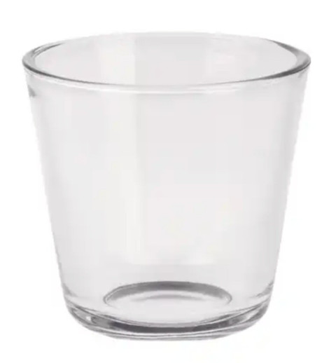Teelicht/Mini Vase Glas transparent