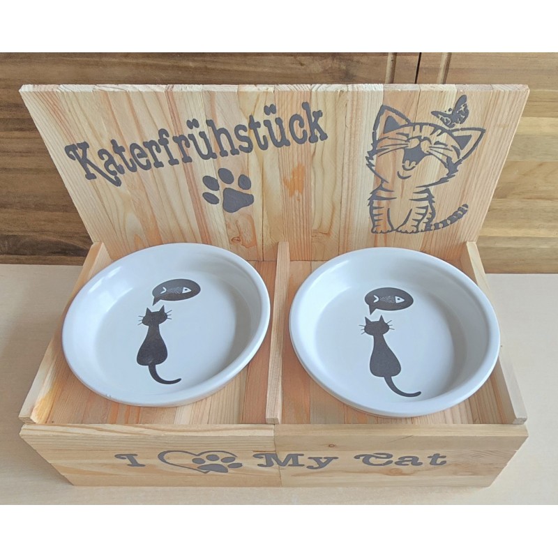 Katzen Futternapf " Katerfrühstück "