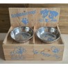 Hunde Futternapf " Schlabbernapf " hellblau