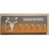 Schnullerparkplatz Fuchs braun/orange