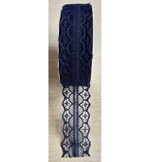 Spitzenband dunkelblau