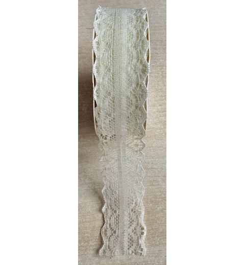 Spitzenband creme