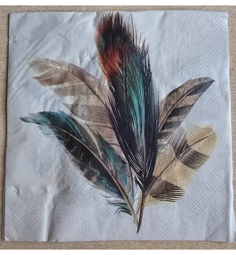 Serviette Federn