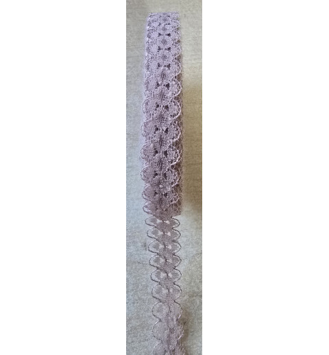 Spitzenband taupe