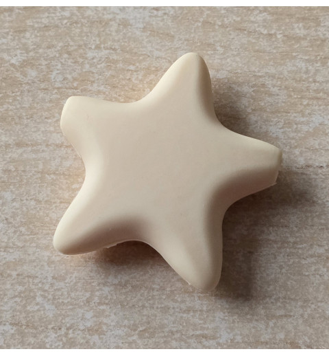 Silikon Stern Perle creme