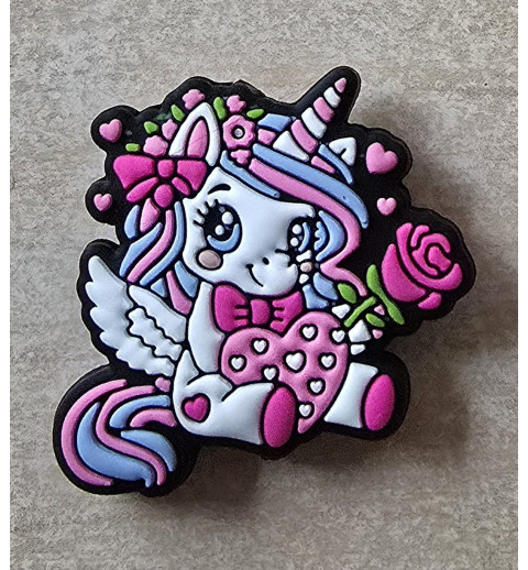 Silikon Einhorn Perle