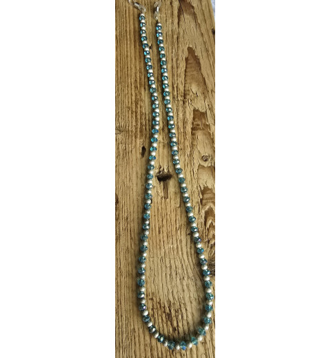 Kette Brillenhalter türkis/silber