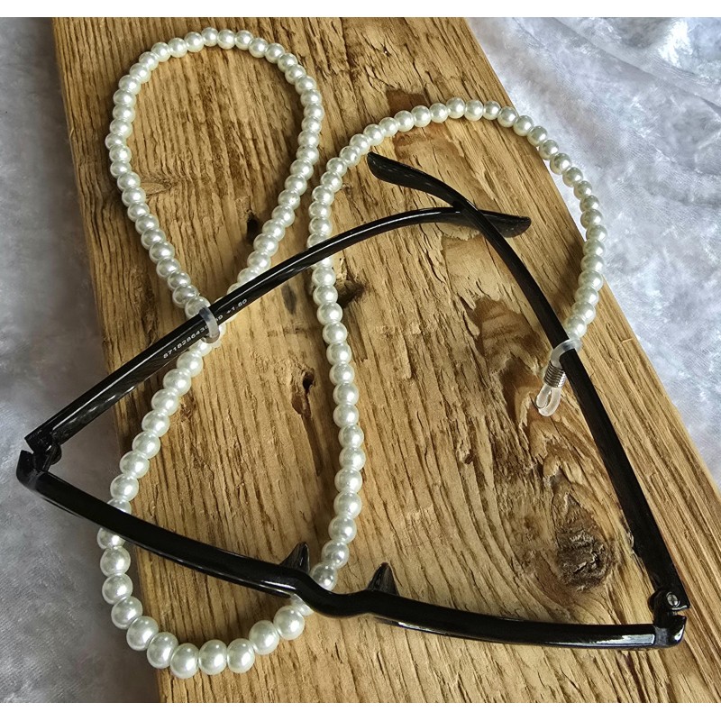 Kette Brillenhalter braun/silber