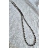 Kette Brillenhalter blau/violette/silber