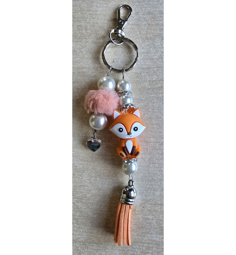 Schlüsselanhänger Fuchs/orange
