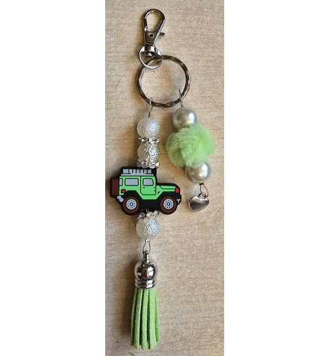 Schlüsselanhänger Jeep/grün