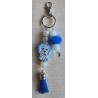 Schlüsselanhänger Hund/blau