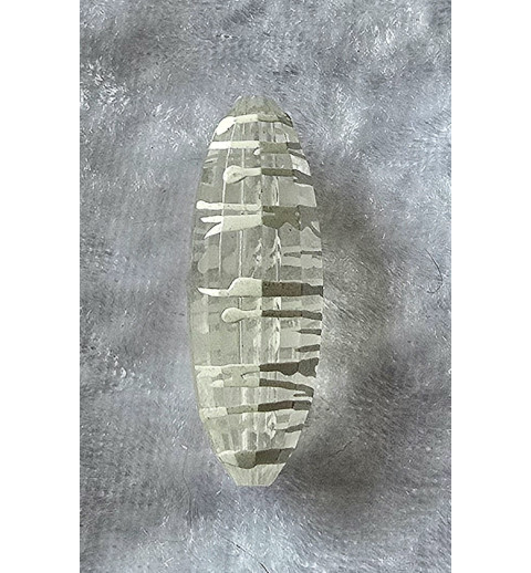 Acryl Perle rund-lang  weiss