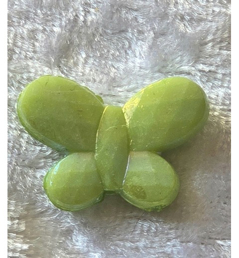 Kunststoff Perle Schmetterling hellgrün