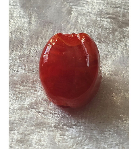 Glas Perle rot