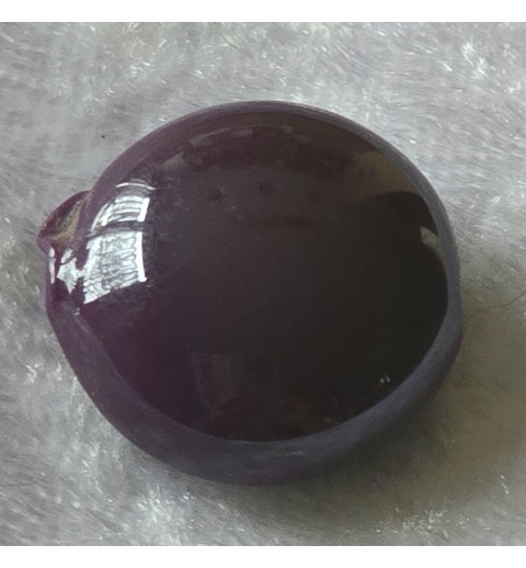 Kunststoff Perle flach violette