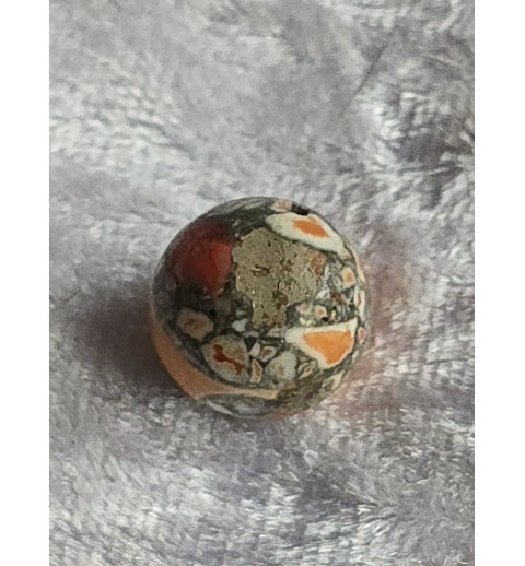 Stein Perle grau/orange