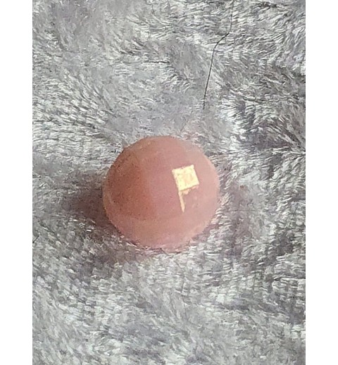 Kunststoff Perle mit Struktur rosa