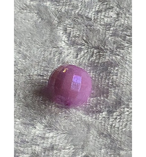 Kunststoff Perle mit Struktur lila