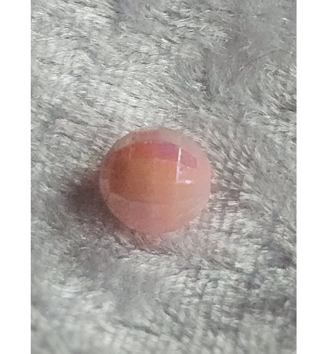 Kunststoff Perle mit Struktur rosa