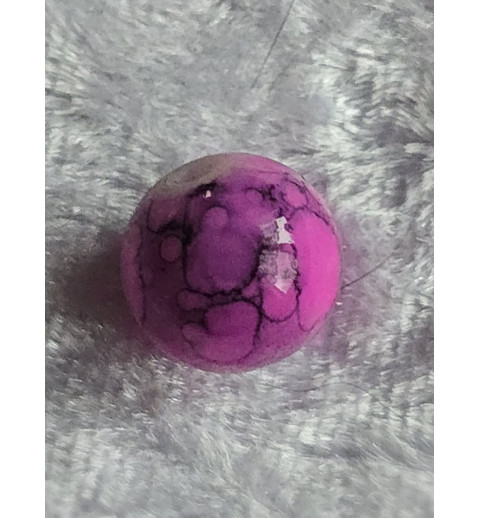 Stein Perle schwarz/pink