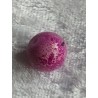 Stein Perle schwarz/magenta