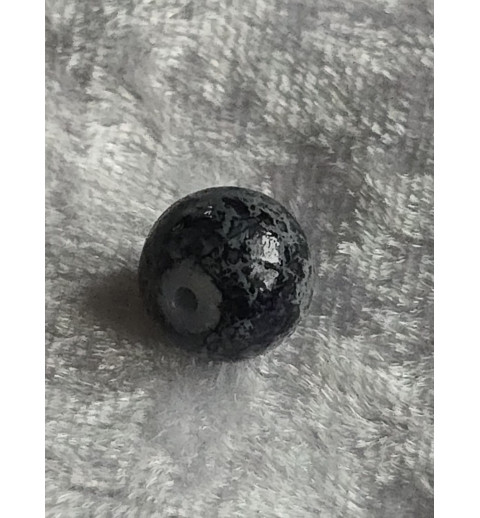 Stein Perle schwarz/grau