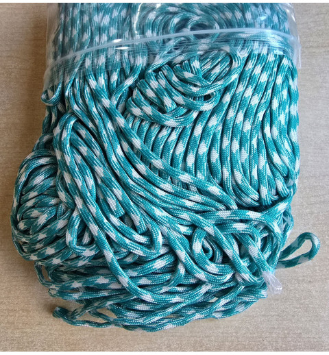 Paracord mint/weiss