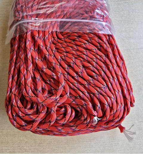 Paracord rot/lila/weiss/schwarz