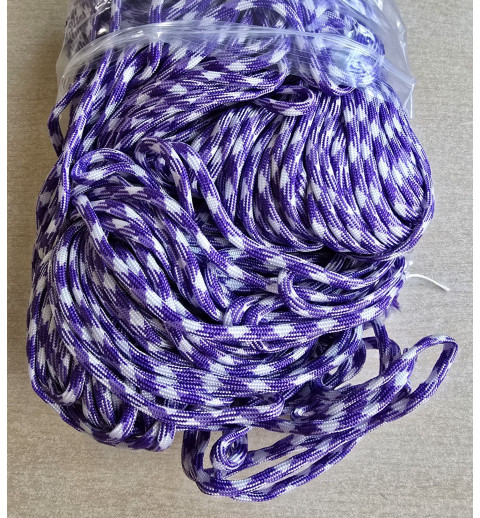 Paracord violette/weiss