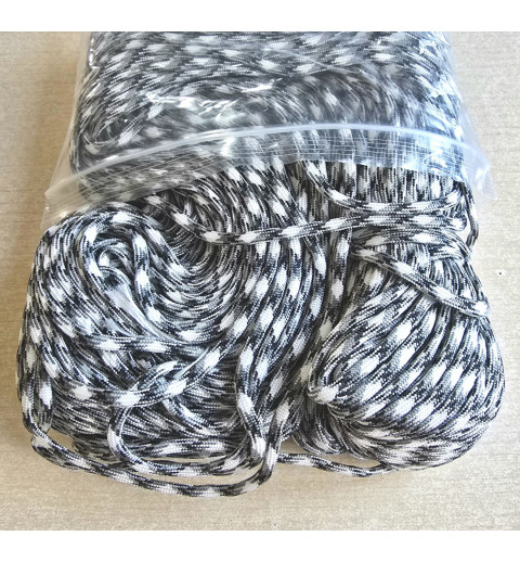 Paracord weiss/grau/schwarz