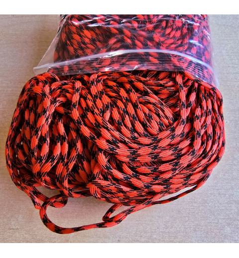 Paracord coralle/schwarz