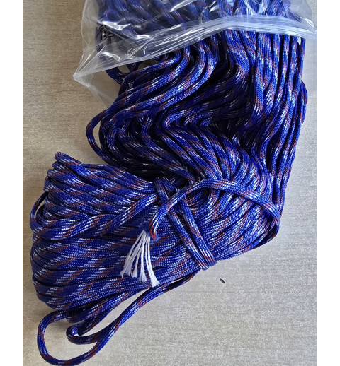 Paracord blau/rot/weiss