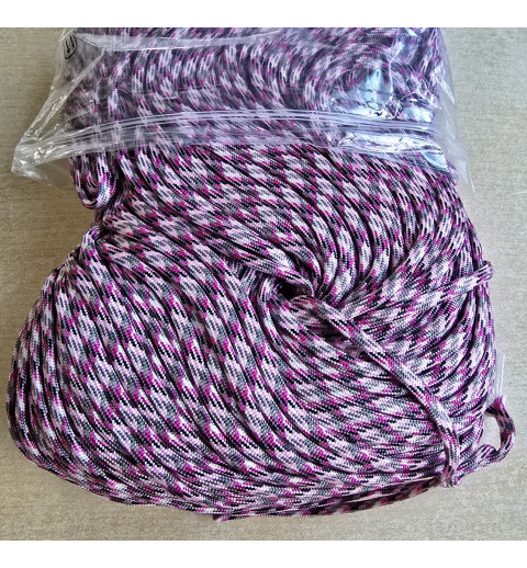 Paracord rosa/pink/grau/schwarz