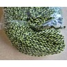 Paracord hellgrün/schwarz