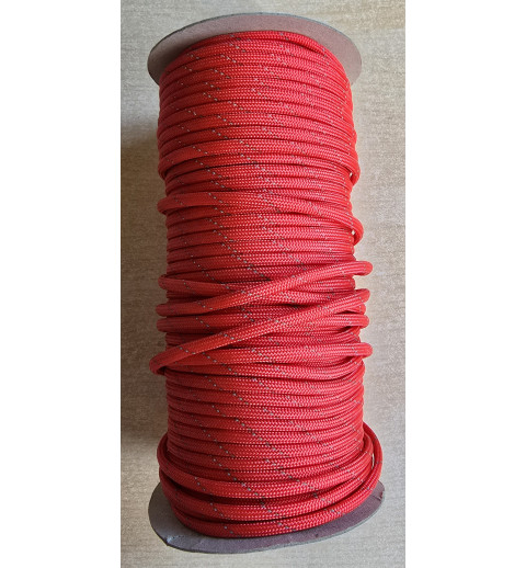 Paracord rot/grau