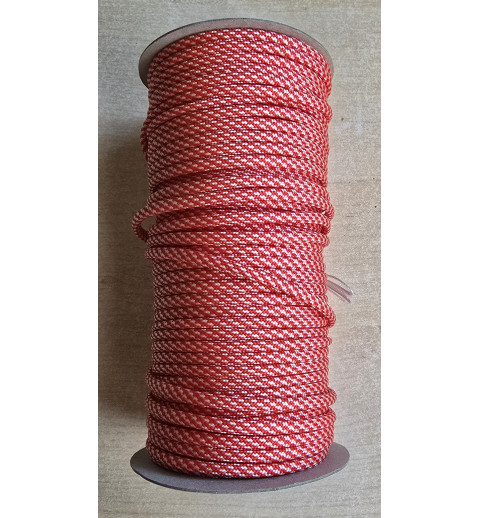Paracord rot/weiss