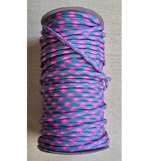 Paracord pink/seegrün