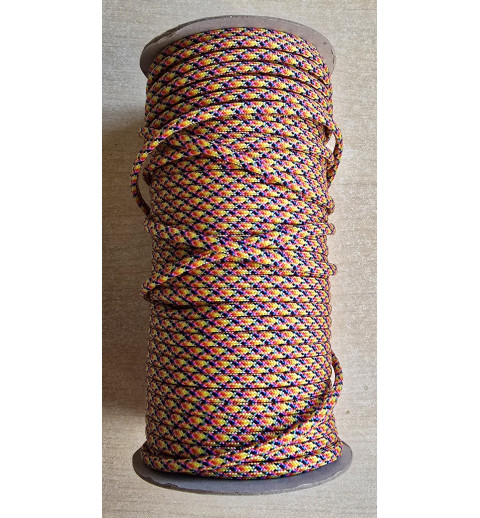 Paracord gelb/orange/violette/pink