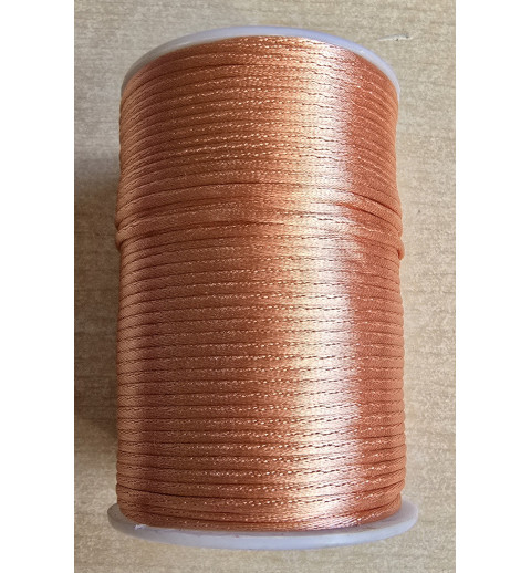 Satin Kordel lachs