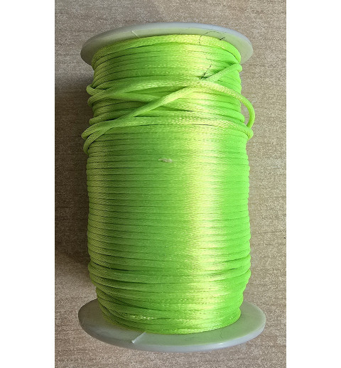 Satin Kordel neon grün