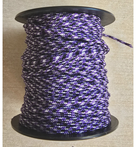 Paracord violette/weiss/schwarz