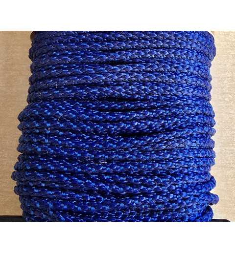 Polyester Kordel blau