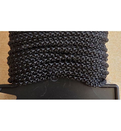 Polyester Kordel schwarz