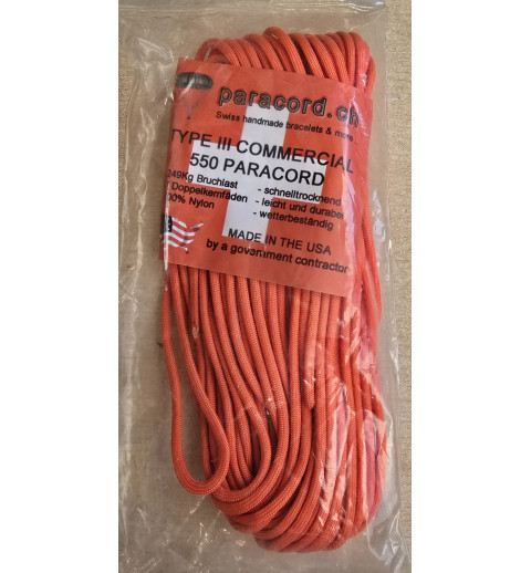 Paracord neon orange