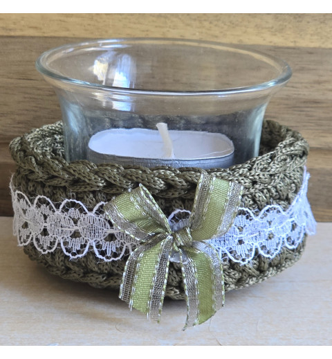 Teelicht olive