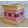 Klötzchen Laterne Schmetterlinge/rosa