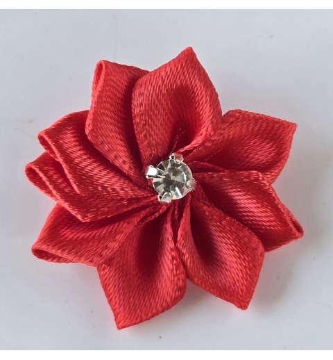 Stoff Blume rot