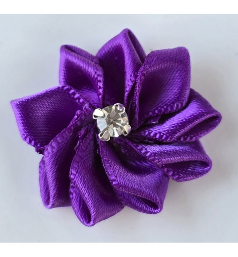 Stoff Blume violette